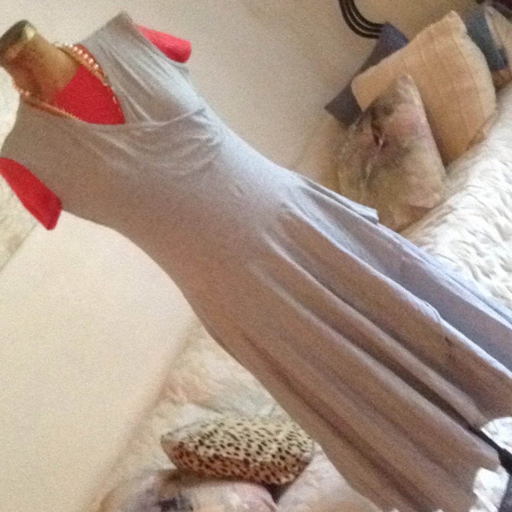 Faux surplice dress sleeveless